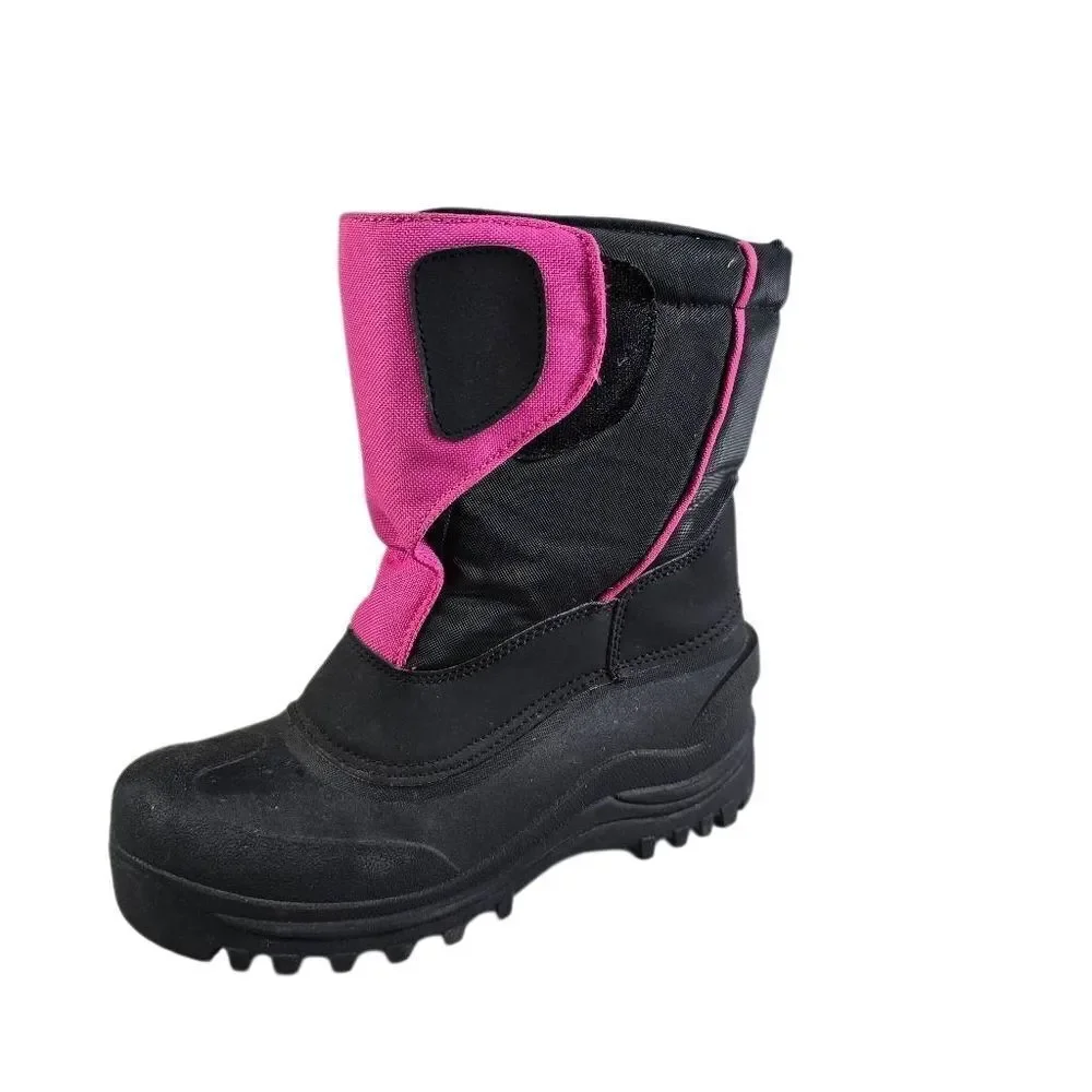 Itasca Kids Rain & Snow Boots - Black and Pink